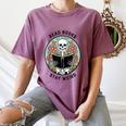 Reader Skeleton Read Books Be Kind Stay Weird Women's Comfort Colors T-Shirt Blue Jean