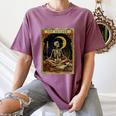 The Reader Tarot Card Book Lover Skeleton Art Goth Style Women's Comfort Colors T-Shirt Blue Jean