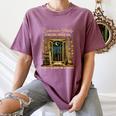 Reading Book Lover Bookish Readers Bookworm Society Women's Comfort Colors T-Shirt Blue Jean