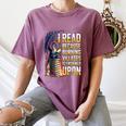 Reading Bookish Dragon Fantasy Women's Comfort Colors T-Shirt Blue Jean