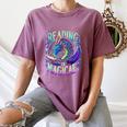 Reading Is Magical Dragon Tee Perfect For Book Lovers Kids Women's Comfort Colors T-Shirt Blue Jean