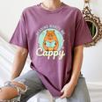 Reading Makes Me Cappy Bookworm Capybara Book Reading Women's Comfort Colors T-Shirt Blue Jean Reading Makes Me Cappy Bookworm Capybara Book Reading Women's Comfort Colors T-Shirt Blue Jean