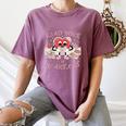 Retro Read Your Heart Out Valentine’s Day Teacher Book Lover Women's Comfort Colors T-Shirt Blue Jean