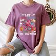 School Secretary Read Books And Know Things Flowers Flamingo Women's Comfort Colors T-Shirt Blue Jean School Secretary Read Books And Know Things Flowers Flamingo Women's Comfort Colors T-Shirt Blue Jean