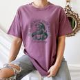 He Sees What You'Ve Been Reading Bookish Christmas Women's Comfort Colors T-Shirt Blue Jean