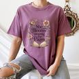 She Blooms Among The Pages Women Mom Wife Floral Book Lover Premium Tri-Blend Women's Comfort Colors T-Shirt Blue Jean