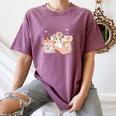 Smells Like Cowboy Romance Book Lover Women's Comfort Colors T-Shirt Blue Jean
