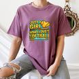 Softball Just A Girl Comic Book Style Graphic For Teens Women's Comfort Colors T-Shirt Blue Jean Softball Just A Girl Comic Book Style Graphic For Teens Women's Comfort Colors T-Shirt Blue Jean