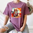 Squirrel Reading Comic Book On Autumn Branch Glasses Leaves Women's Comfort Colors T-Shirt Blue Jean