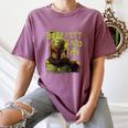 Star Wars The Book Of Boba Fett Neon Boba Fett Lives Poster Women's Comfort Colors T-Shirt Blue Jean