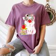 Teacher Pig Cute Farm Animal Book Lover School Student For Men Women Kids Women's Comfort Colors T-Shirt Blue Jean