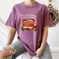 ’Tis The Season To Be Reading Book Lover Women's Comfort Colors T-Shirt Blue Jean