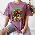 History Month Black Afro Girl Women Book Lovers Floral Women's Comfort Colors T-Shirt Blue Jean History Month Black Afro Girl Women Book Lovers Floral Women's Comfort Colors T-Shirt Blue Jean