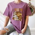 History Month I Teach Melanin Book Black Teacher Women's Comfort Colors T-Shirt Blue Jean History Month I Teach Melanin Book Black Teacher Women's Comfort Colors T-Shirt Blue Jean