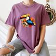 Toucan Reading Book Women's Comfort Colors T-Shirt Blue Jean Toucan Reading Book Women's Comfort Colors T-Shirt Blue Jean