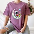UFO Alien Astronaut Reading Book In Space Women's Comfort Colors T-Shirt Blue Jean UFO Alien Astronaut Reading Book In Space Women's Comfort Colors T-Shirt Blue Jean
