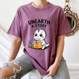 Unearth a Story Cute Dinosaur Summer Reading 2026 Dino Book Women's Comfort Colors T-Shirt Blue Jean Unearth a Story Cute Dinosaur Summer Reading 2026 Dino Book Women's Comfort Colors T-Shirt Blue Jean