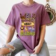 Wild About Reading Reading Books And Bookworm Library Day Women's Comfort Colors T-Shirt Blue Jean Wild About Reading Reading Books And Bookworm Library Day Women's Comfort Colors T-Shirt Blue Jean