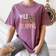 Wild About Reading Teacher Books Reader Lovers Leopard Zebra Women's Comfort Colors T-Shirt Blue Jean Wild About Reading Teacher Books Reader Lovers Leopard Zebra Women's Comfort Colors T-Shirt Blue Jean