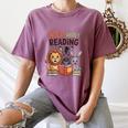 Wild About Reading Zoo Animals For Bookworm Book Reader Women's Comfort Colors T-Shirt Blue Jean Wild About Reading Zoo Animals For Bookworm Book Reader Women's Comfort Colors T-Shirt Blue Jean