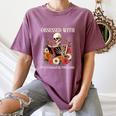 Women's Psychological Thriller Book Reader Lover Women's Comfort Colors T-Shirt Blue Jean