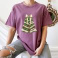 Xmas Tree Books Merry Christmas Coquette Bow Teacher Holiday Women's Comfort Colors T-Shirt Blue Jean Xmas Tree Books Merry Christmas Coquette Bow Teacher Holiday Women's Comfort Colors T-Shirt Blue Jean