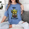 100 Book Goblin Cute Book Reader And Library Lover Women's Comfort Colors T-Shirt Chalky Mint
