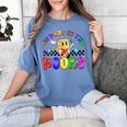 100 Days In The Book Fun 100 Days Of School Boy Girl Teacher Women's Comfort Colors T-Shirt Chalky Mint