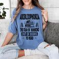 Abibliophobia Definition Book Reading Lover Fans Text Women's Comfort Colors T-Shirt Chalky Mint