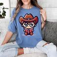 Adorable Book Lover Cowboy With Reading Glasses Cute Women's Comfort Colors T-Shirt Chalky Mint Adorable Book Lover Cowboy With Reading Glasses Cute Women's Comfort Colors T-Shirt Chalky Mint