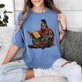 Attila The Hun Reading A Book Women's Comfort Colors T-Shirt Chalky Mint