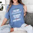 Audiobook Lover I’m Not Procrastinating Book Humor Women's Comfort Colors T-Shirt Chalky Mint Audiobook Lover I’m Not Procrastinating Book Humor Women's Comfort Colors T-Shirt Chalky Mint
