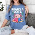 Axolotl Books Readsalotl Reading Bookworm Boys Girls Women's Comfort Colors T-Shirt Chalky Mint Axolotl Books Readsalotl Reading Bookworm Boys Girls Women's Comfort Colors T-Shirt Chalky Mint