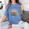 Barely Tolerable Book Lover Floral Quote Pride And Prejudice Women's Comfort Colors T-Shirt Chalky Mint Barely Tolerable Book Lover Floral Quote Pride And Prejudice Women's Comfort Colors T-Shirt Chalky Mint