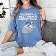 Some Of My Best Friends Are Fictional Book Lover Nerd Women's Comfort Colors T-Shirt Chalky Mint