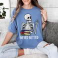 Never Better Skeleton Read Reading Book Librarian Men Women Women's Comfort Colors T-Shirt Chalky Mint Never Better Skeleton Read Reading Book Librarian Men Women Women's Comfort Colors T-Shirt Chalky Mint