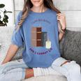 I Like Big Books Bookworm Tee Women's Comfort Colors T-Shirt Chalky Mint