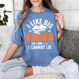 I Like Big Books I Cannot Lie School Librarian Book Lover Women's Comfort Colors T-Shirt Chalky Mint