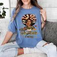Big Cancer Energy Woman Camo Zodiac Book Teacher Women's Comfort Colors T-Shirt Chalky Mint
