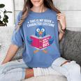 This Is My Book Character Costume Cute Pigeon Kids Reading Women's Comfort Colors T-Shirt Chalky Mint
