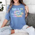 This Is My Book Character Costume Book Lover Groovy Women's Comfort Colors T-Shirt Chalky Mint This Is My Book Character Costume Book Lover Groovy Women's Comfort Colors T-Shirt Chalky Mint
