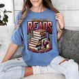My Book Club Reads Between The Wines Book Club Reading Women's Comfort Colors T-Shirt Chalky Mint