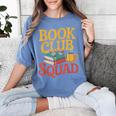 Book Club Squad Women's Comfort Colors T-Shirt Chalky Mint