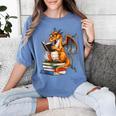 Book Dragon Reading Book Lover Women's Comfort Colors T-Shirt Chalky Mint