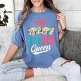 Book Fair Queen Women's Comfort Colors T-Shirt Chalky Mint Book Fair Queen Women's Comfort Colors T-Shirt Chalky Mint