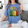 Book Flower 8647 Foxtrots Deltas Tangos Women's Comfort Colors T-Shirt Chalky Mint
