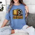 Book Love Scene The Book Was Better Bookworm Vibes Women's Comfort Colors T-Shirt Chalky Mint