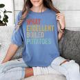 Book Lover Austen Literature What Excellent Boiled Potatoes Women's Comfort Colors T-Shirt Chalky Mint