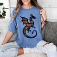 Book Lover Bookworm Reading Books Dragon Women's Comfort Colors T-Shirt Chalky Mint