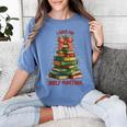 Book Lover Christmas Tree I Have No Shelf Control Women's Comfort Colors T-Shirt Chalky Mint